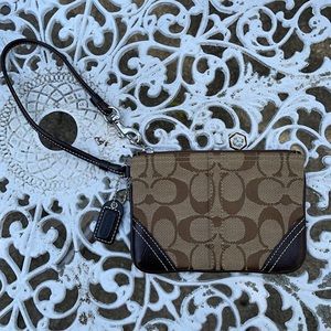 COACH Brown Signature “C” Wrislet